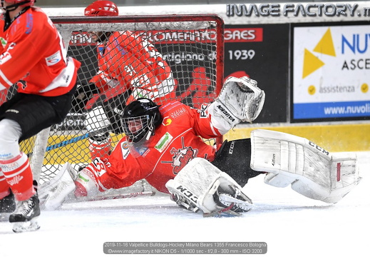 2019-11-16 Valpellice Bulldogs-Hockey Milano Bears (6-5)